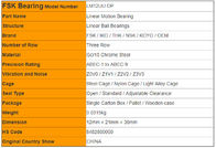 Lm12uu Op Linear Motion Bearings Lm - Op Series Large Load Sealed Ball Bearings