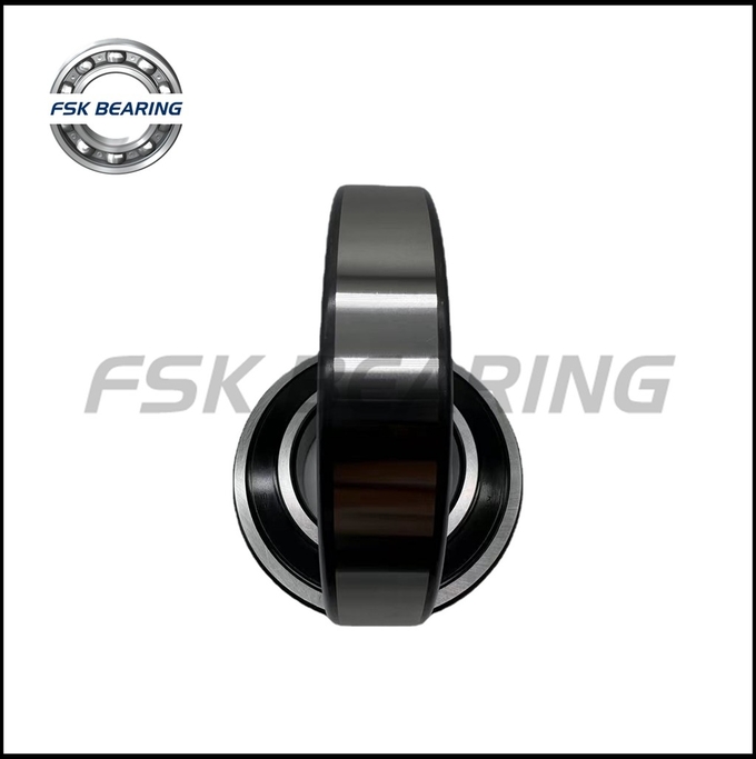Zwarte afschuining 6217 2RS diepgroefkogellager rubberen afdichting Laag geluidsniveau voor hogesnelheidsmotor 3