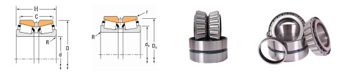 TDO-type EE650170/650270D Dubbele rij conic rollagers 431,9*685,7*365,12 mm dik staal 7